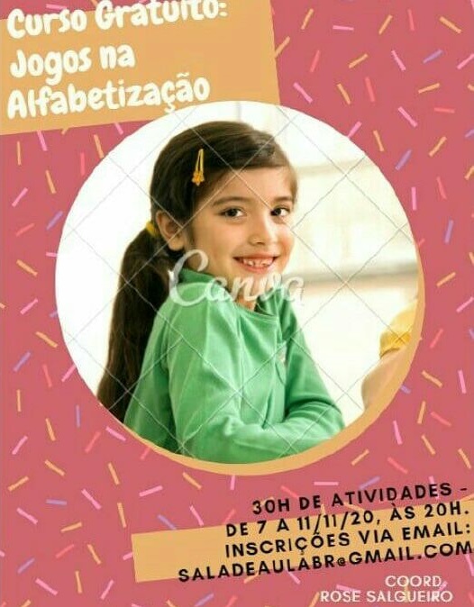 Curso Gratuito: Jogos na Alfabetização!