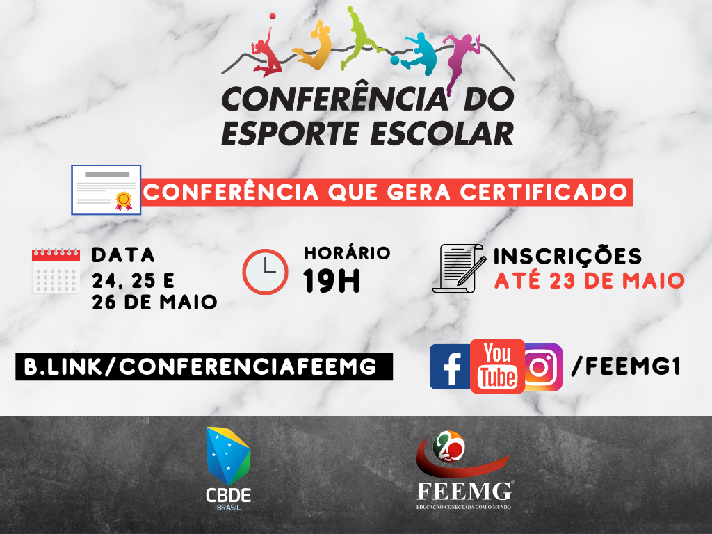 Vem aí a Conferência do Esporte Escolar: da quadra para a vida!