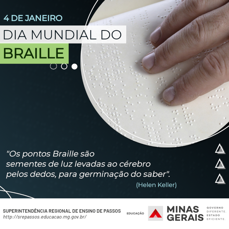 4 de janeiro: Dia Mundial do Braille