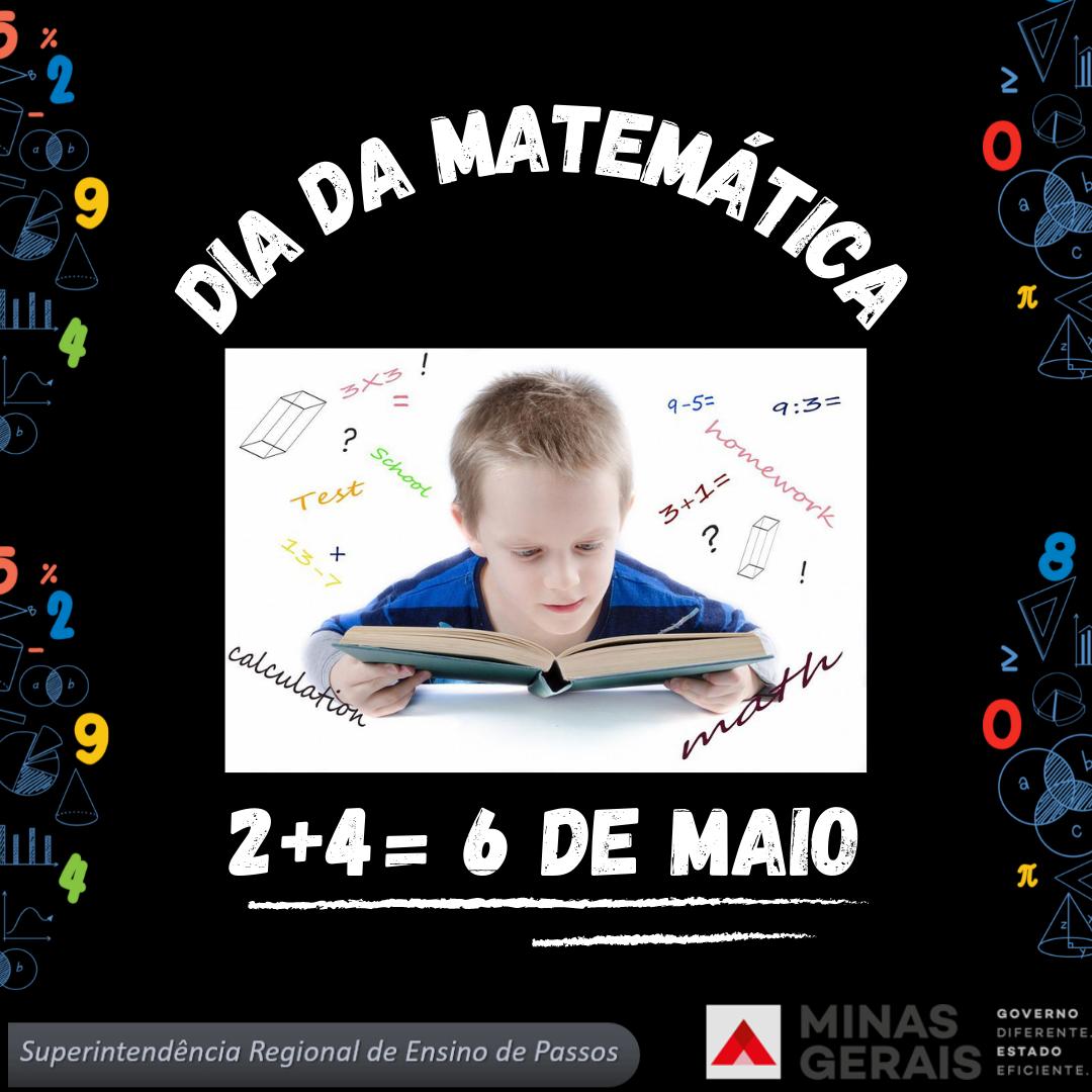 6 de maio: Dia da Matemática!
