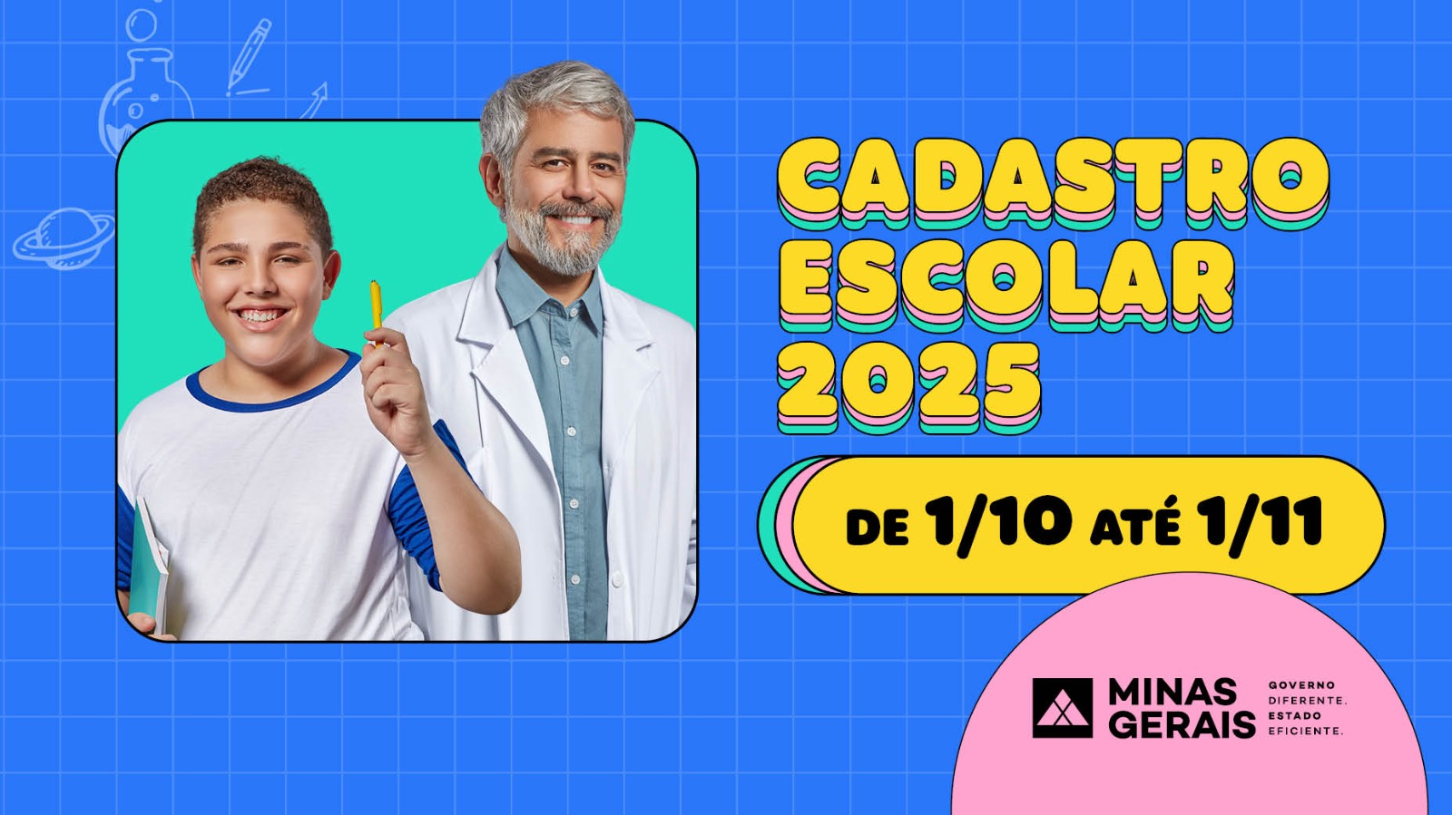 O cadastro escolar 2025 já começou!