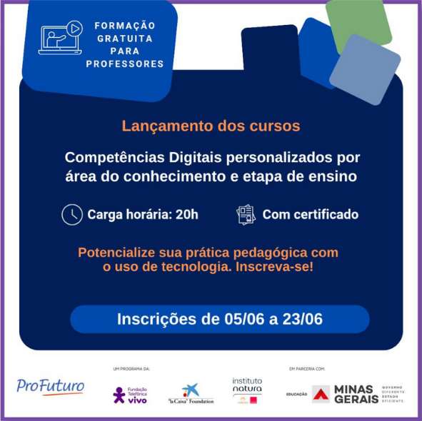 Curso: Competências Digitais personalizados por Área do Conhecimento e Etapa de Ensino